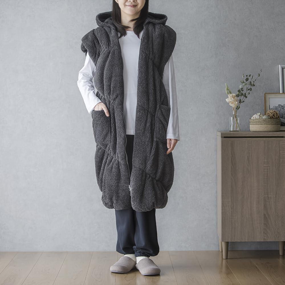 Amazon.co.jp: カインズ(CAINZ) 羽織れるあったかロールクッションBIG